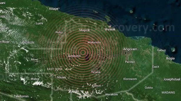 Αναδημοσίευση - Ισχυρός σεισμός 6,9 Ρίχτερ στην Παπούα Νέα Γουινέα