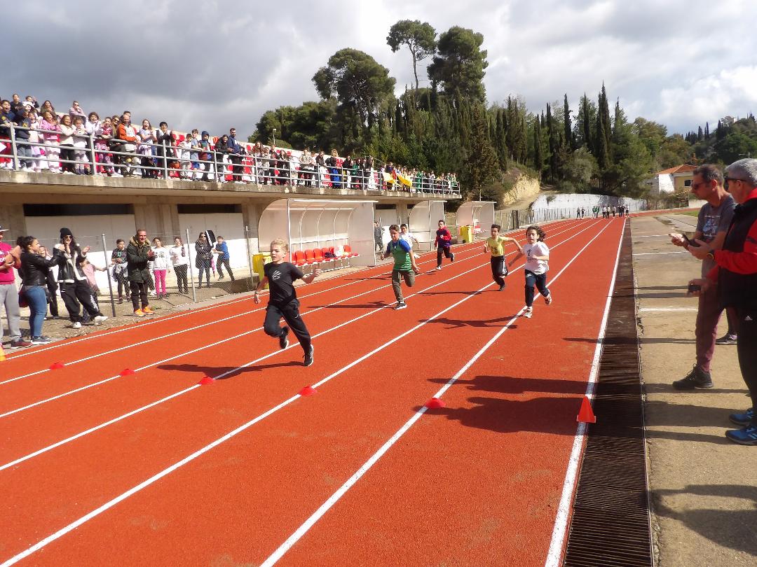 Δελτίο τύπου - Στο γήπεδο Κρεστένων με τη συμμετοχή σχολείων του Δήμου Ανδρίτσαινας – Κρεστένων Με επιτυχία διεξήχθη 4η Ημιτελική  Φάση «Παιδικών Ολυμπιακών Αγώνων»