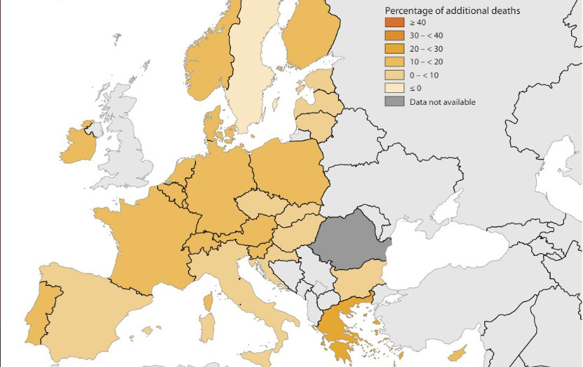 Eurostat: Η Ελλάδα κατέγραψε τη μεγαλύτερη υπερβάλλουσα θνησιμότητα στην ΕΕ τον Απρίλιο